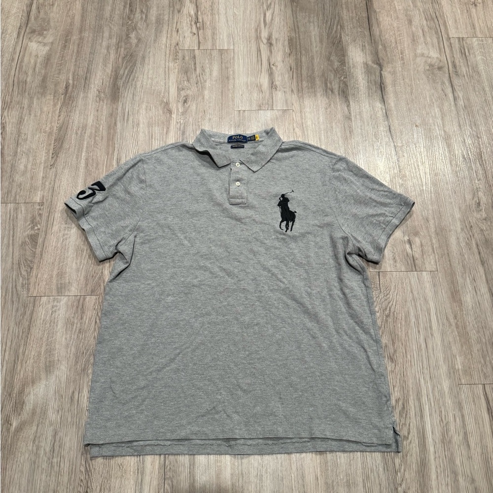 Polo Ralph Lauren Big Logo Slim Fit Polo Shirt Size XXL